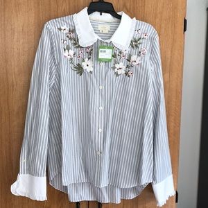 Kate Spade floral blouse